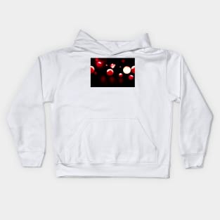 Crimson Orbs Kids Hoodie